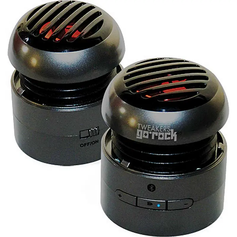 Spkr-R1sb-Ch Gorock Wireless Stereo Speakers, Charcoal 1