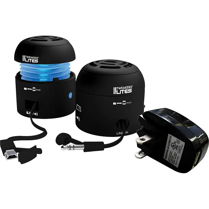 Spkrr2lc1bk Lites Portable Speakers, Black 1