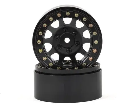 Ssd Rc D Hole 1.9" Steel Beadlock Crawler Wheels (Black) (2) 1