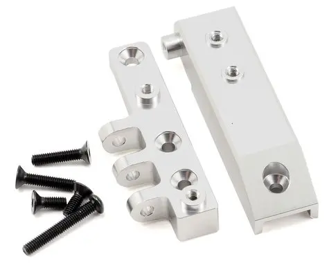 St Racing Concepts Aluminum Hd Front Servo Mount Block W/Upper Link Mount (Silver) 1