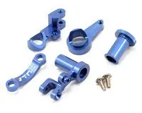 St Racing Concepts Hd Aluminum Steering Bellcrank Set (Blue) (Slash 4X4) 1