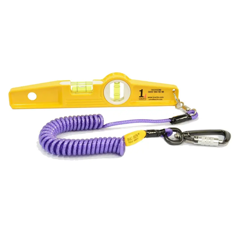 Stabila Rare Earth Magnetic Boat Level With Twistlock Carabina Tether 1