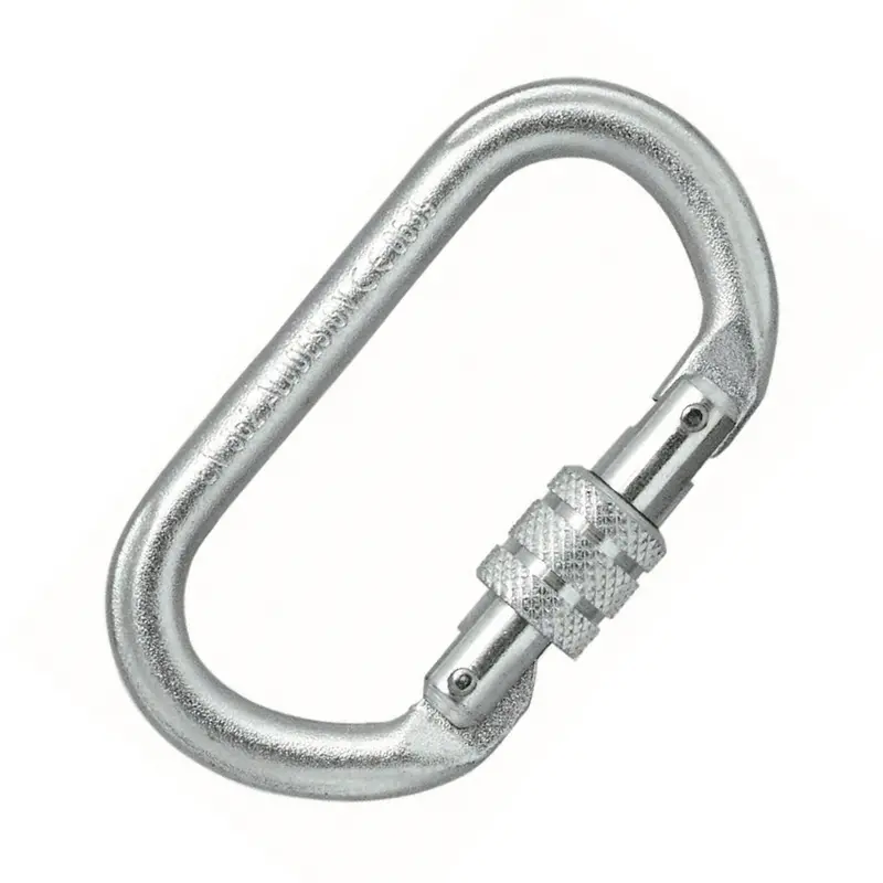 Steel Screw Gate Carabiner With 18Mm Opening 1