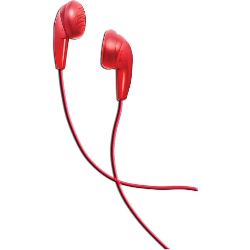 Stereo Earbuds, Red 1