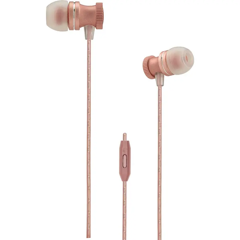 Stereo Earbuds, Rose Gold 1