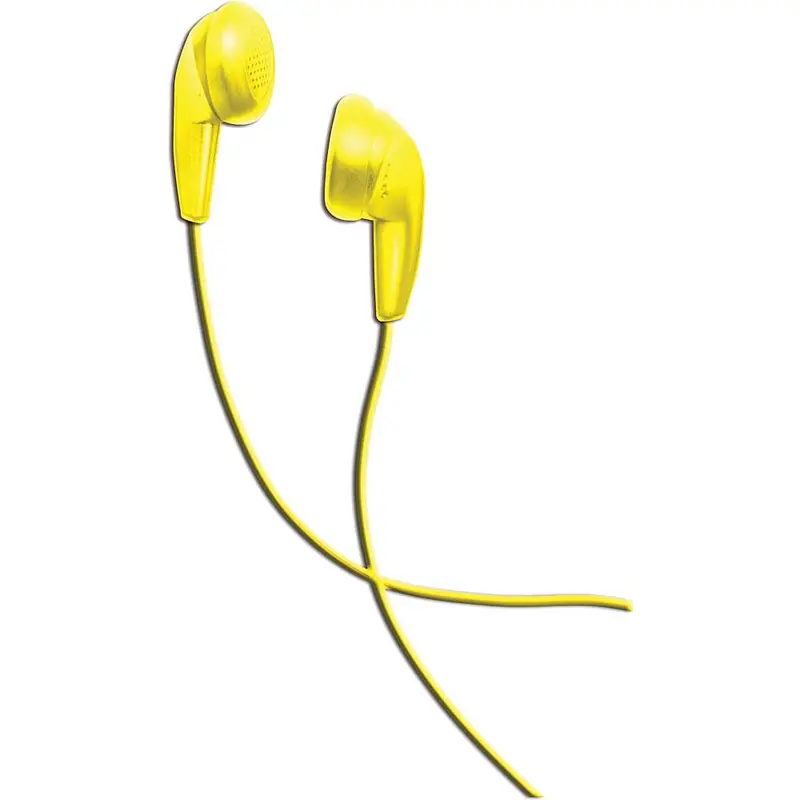 Stereo Earbuds, Yellow 1