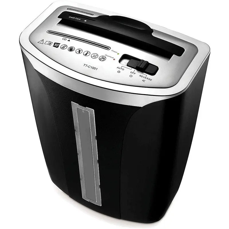 Super Quiet 10-Sheet Cross Cut Low-Noise Shredder 1