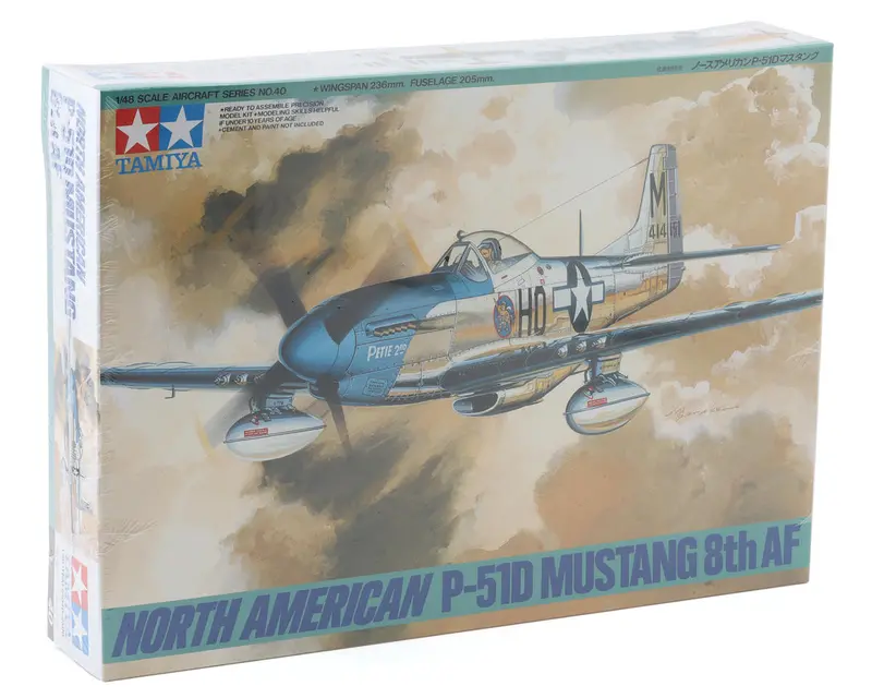 Tamiya 1/48 North American P51d Mustang 1