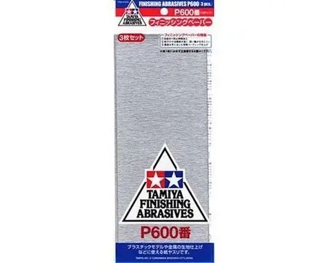 Tamiya Finishing Abrasives, P600 (3) 1