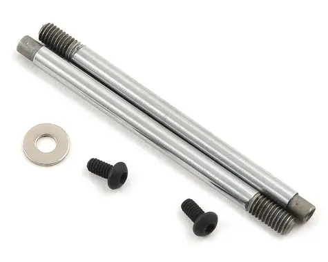 Team Associated 3X23mm V2 Chrome Screw Mount Front Shock Shaft (2) 1