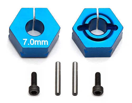 Team Associated 7.0Mm Factory Team Aluminum Clamping Wheel Hex (2) 1