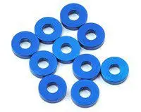 Team Associated 7.8X2.0Mm Aluminum Bulkhead Washer (Blue) (10) 1