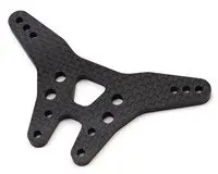 Team Associated B6.1/B6.1D Carbon Fiber Rear Shock Tower (Long) 1
