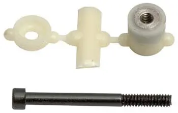 Team Associated Differential Thrust Bolt, Bearing Cover & Locking T-Nut 1
