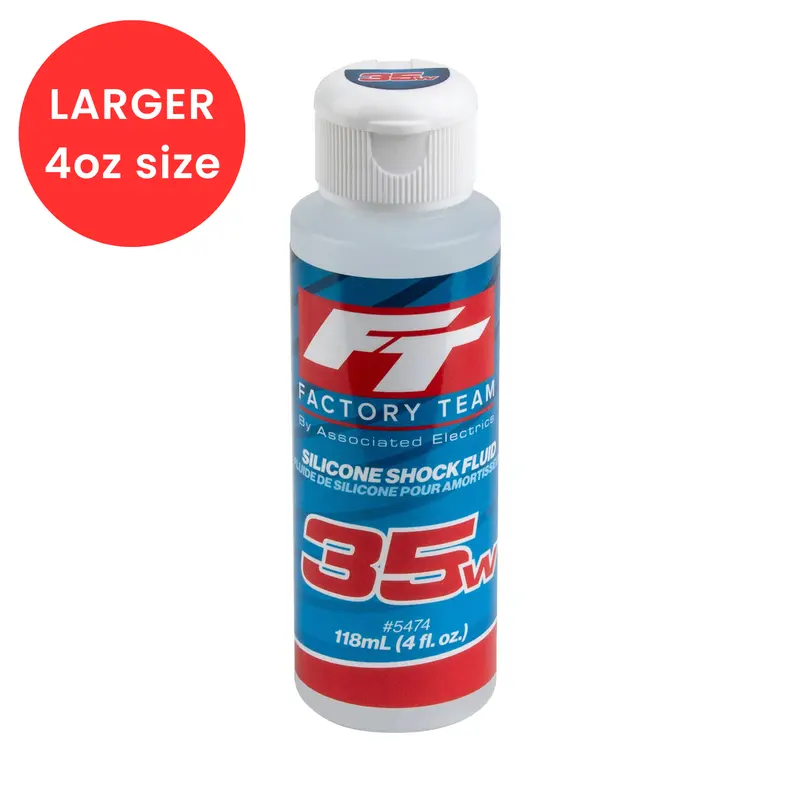 Team Associated Ft Silicone Shock Fluid, 35Wt (425 Cst), 4Oz 1