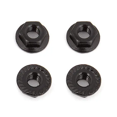 Team Associated M4 Serrated Nuts 1