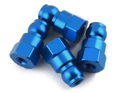 Team Associated Rc10b74 10Mm Shock Bushing (Blue) (4) 1