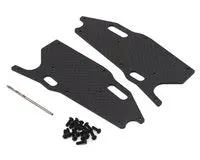 Team Associated Rc8t3.1 Factory Team Graphite Front Lower Arm Stiffeners 1
