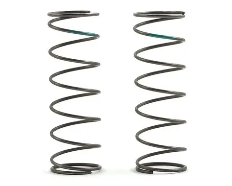 Team Losi Racing 16Mm Evo Front Shock Spring Set (Green - 4.9 Rate) (2) 1