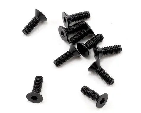 Team Losi Racing 2X6mm Flat Head Screws (10) 1