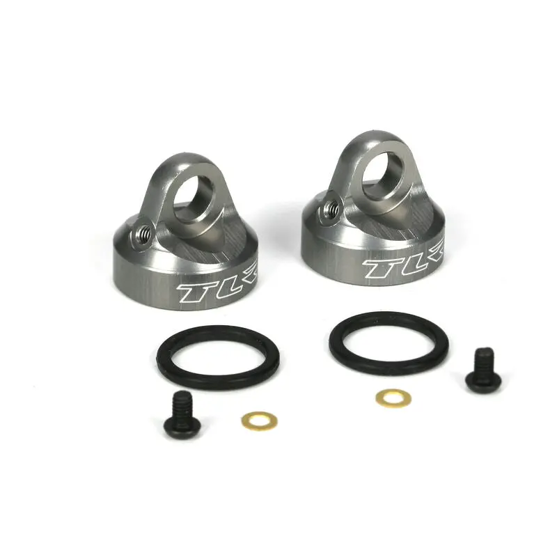 Team Losi Racing Bleeder Shock Caps, Aluminum (2): Ten 1