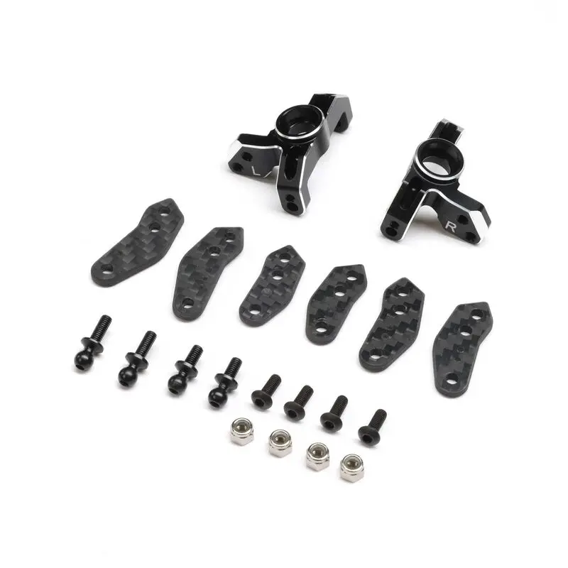 Team Losi Racing Spindle Set, Aluminum, Black: 22S Sprint 1