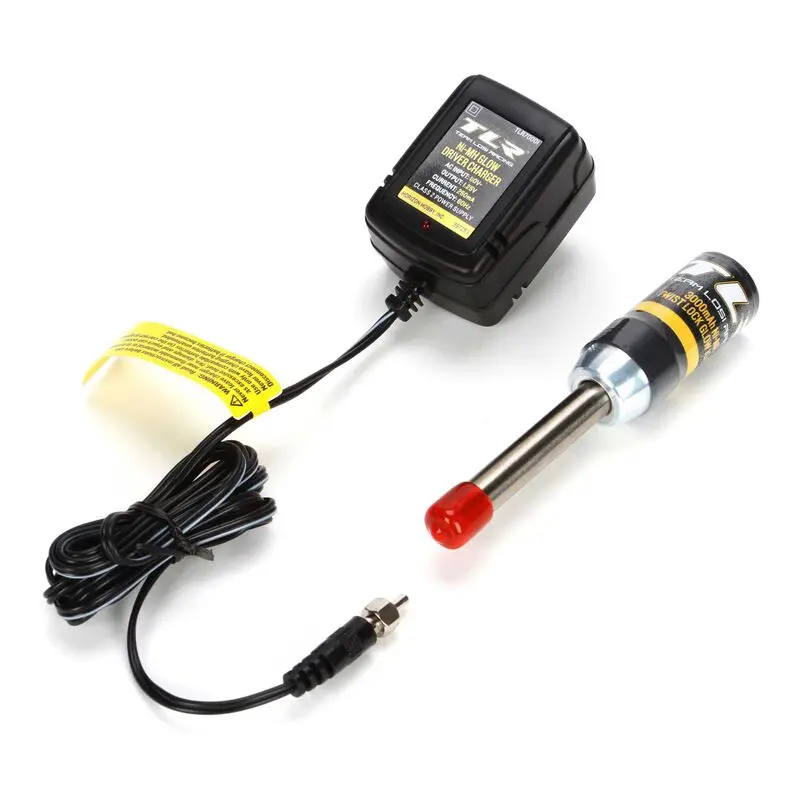 Team Losi Racing Twist Lock Glow Igniter & Charger Combo 1