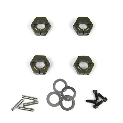 Tekno Rc 12Mm Aluminum Clamping Wheel Hex Set (4) 1