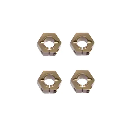 Tekno Rc 12Mm Aluminum M6 Driveshaft Hex Adapter Set (4) 1