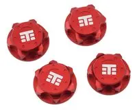 Tekno Rc 17Mm Aluminum "T Logo" Covered Serrated Wheel Nut  (4) (Assorted Colors) 1