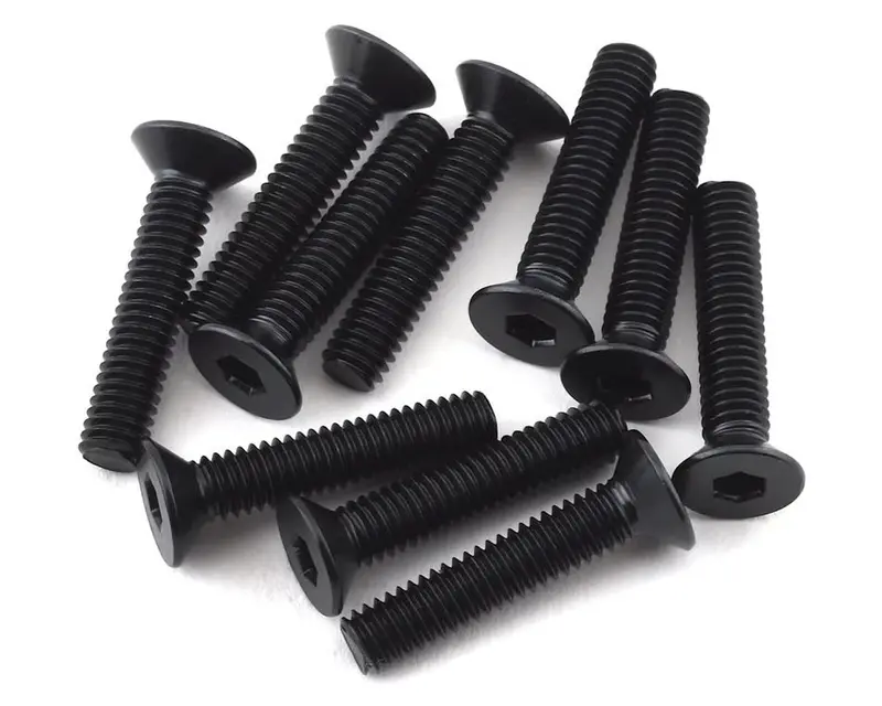 Tekno Rc 4X20mm Flat Head Screws (10) 1