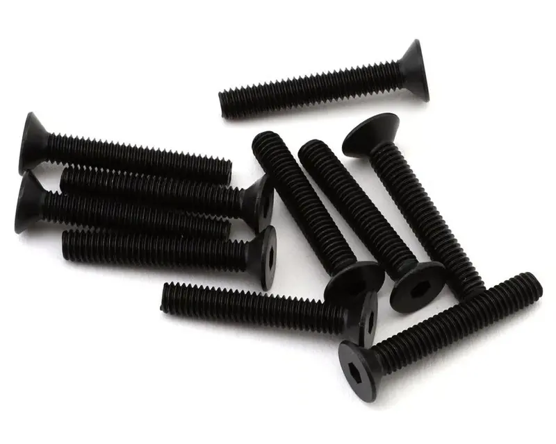 Tekno Rc 4X25mm Flat Head Screws (10) 1