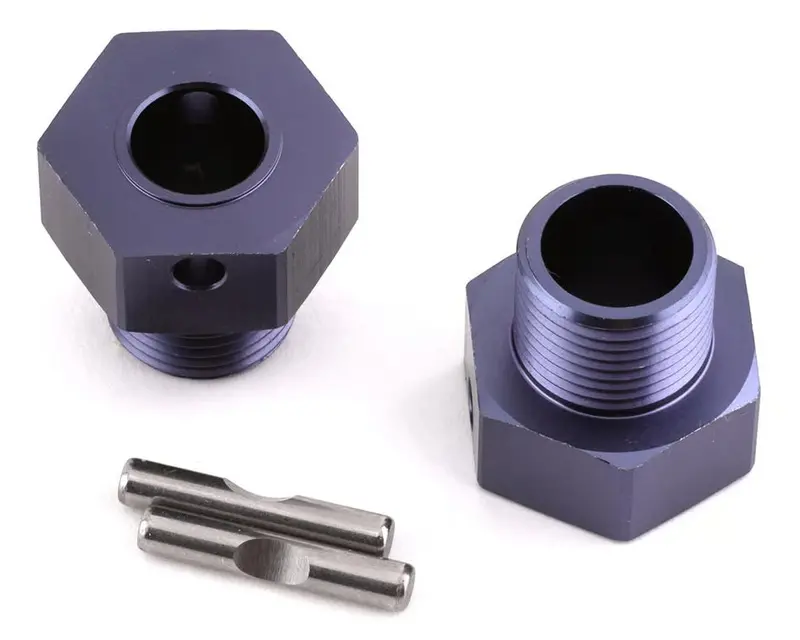 Tekno Rc Et/Nt48 2.0 Aluminum 17Mm Hex Wheel Hub Set (Gun Metal) (2) (+4Mm Offset) 1
