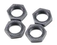 Tekno Rc Serrated Wheel Nut Set (Gun Metal) (4) 1