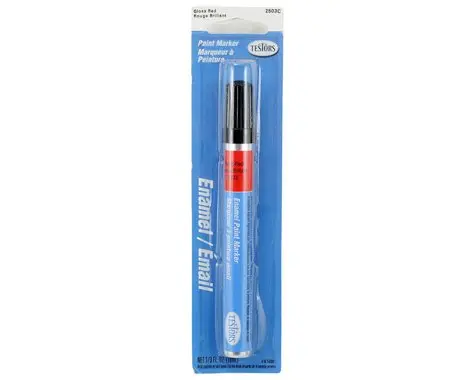 Testors Gloss Enamel Paint Marker (Red) (10Ml) 1