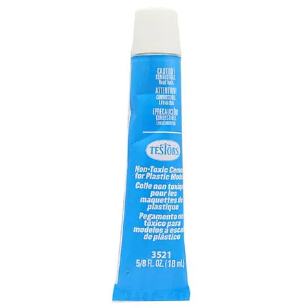 Testors Non-Toxic Cement Tube 5/8 Oz 1