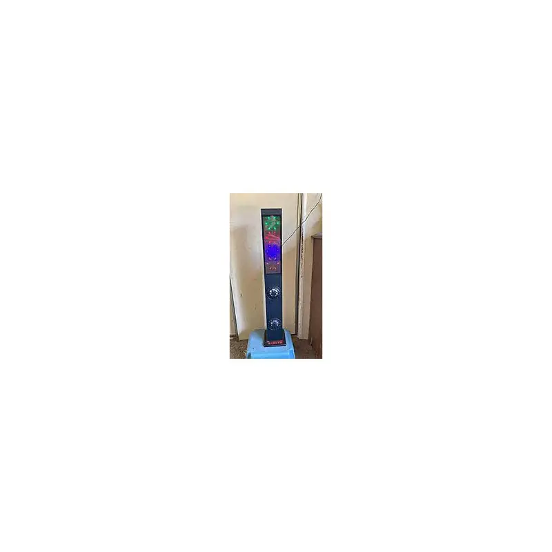 Tower Speaker System With Color Changing Lights & Speakers A/C 1