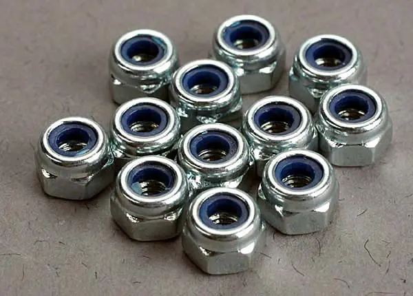 Traxxas 3Mm Nylon Locking Nuts (12) 1