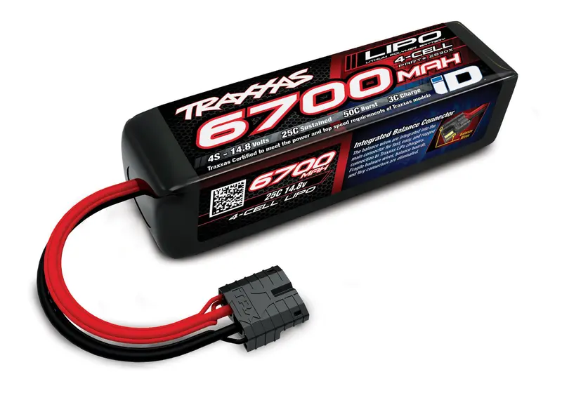 Traxxas 6700Mah 14.8V 4-Cell 25C Lipo Battery 1
