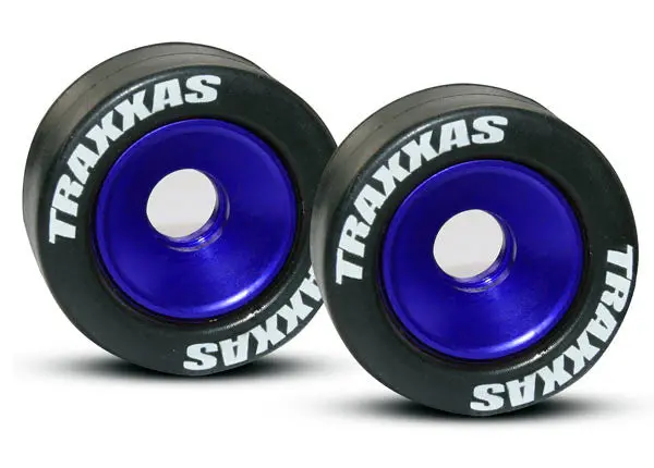 Traxxas Aluminum Wheelie Bar Wheels W/ Rubber Tires (Assorted Colors) 1