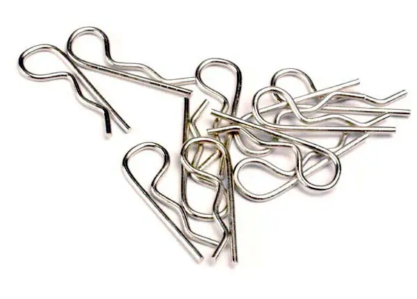 Traxxas Body Clips Silver Standard (12) 1