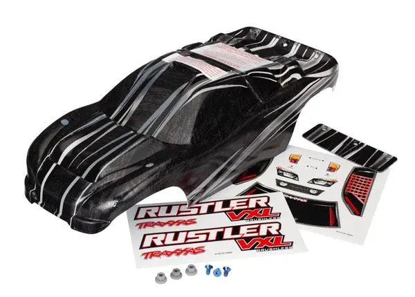 Traxxas Body Rustler 2Wd Prographix W/ Wing 1