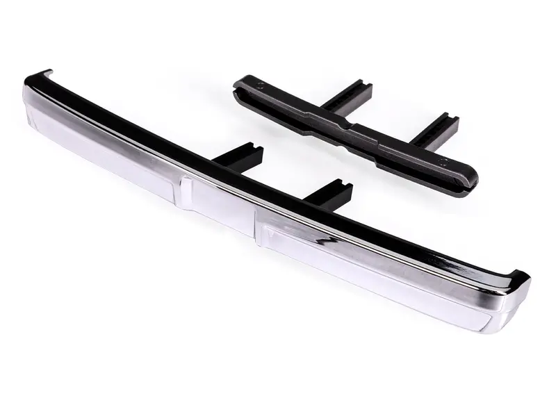Traxxas  Bumper, Front (Chrome)/ Bumper Mount (2)/ 3X10 Bcs (2) 1