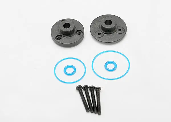 Traxxas Front/Rear Differential Cover Plate W/Gaskets & O-Rings (2) 1