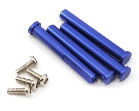 Traxxas Latrax Alias Main Shaft & Screw Set (Blue) 1