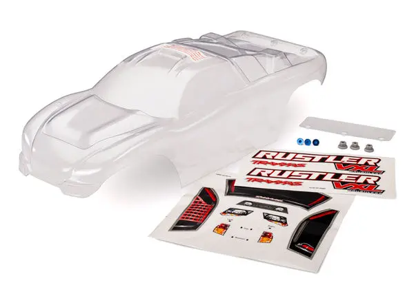 Traxxas Rustler 2Wd Vxl Clear Body 1