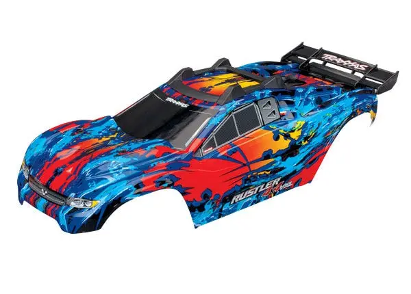 Traxxas Rustler 4X4 Body Red 1