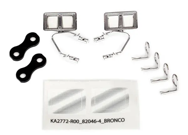 Traxxas Side Mirrors Chrome 1