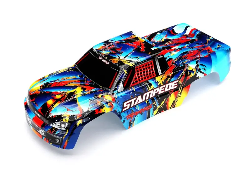 Traxxas Stampede Pre-Painted Monster Truck Body W/Decals 1