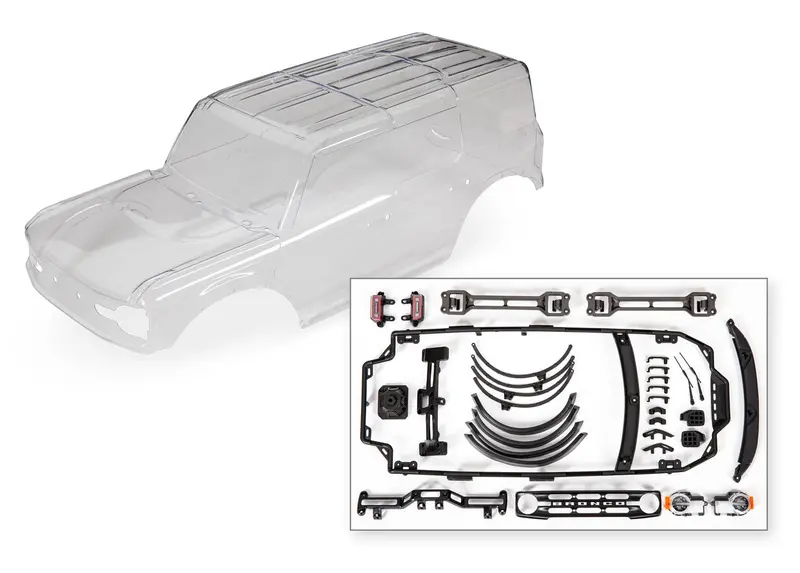 Traxxas Trx-4 2021 Bronco Clear Body 1